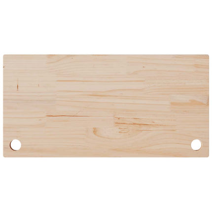 Skrivbordsskiva 80x40x2,5 cm massiv furu