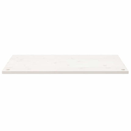 Skrivbordsskiva vit 110x60x2,5 cm massiv furu