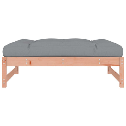 Fotpall för trädgården 120x80 cm massivt douglasträ