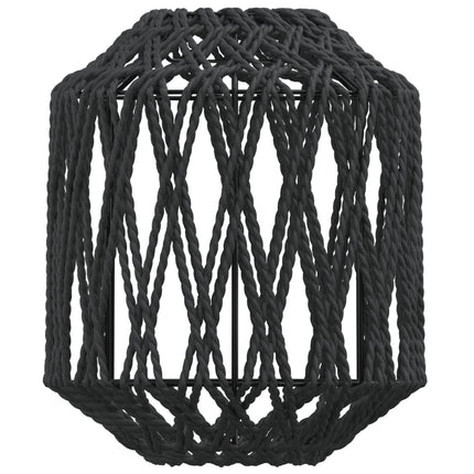 Lampskärm svart Ø23x28 cm järn och papper