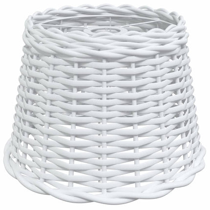Taklampskärm vit Ø30x20 cm korgmaterial