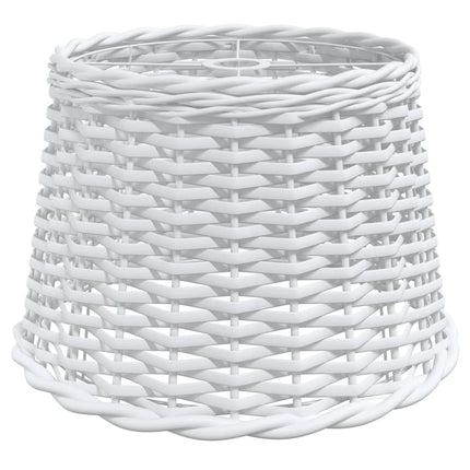 Taklampskärm vit Ø40x26 cm korgmaterial