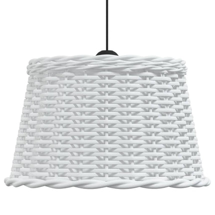 Taklampskärm vit Ø45x28 cm korgmaterial