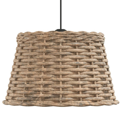 Taklampskärm brun Ø38x23 cm korgmaterial