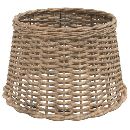 Taklampskärm brun Ø45x28 cm korgmaterial