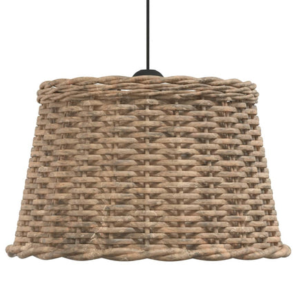 Taklampskärm brun Ø45x28 cm korgmaterial