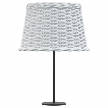 Lampskärm vit Ø40x26 cm korgmaterial