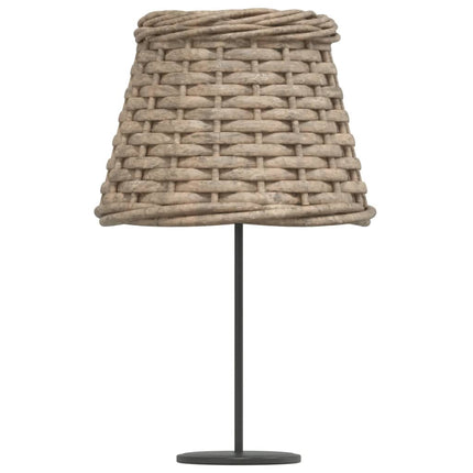 Lampskärm brun Ø15x12 cm korgmaterial