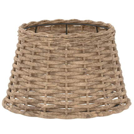 Lampskärm brun Ø38x23 cm korgmaterial
