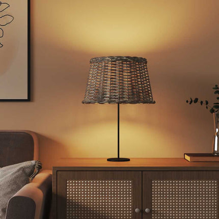 Lampskärm brun Ø45x28 cm korgmaterial
