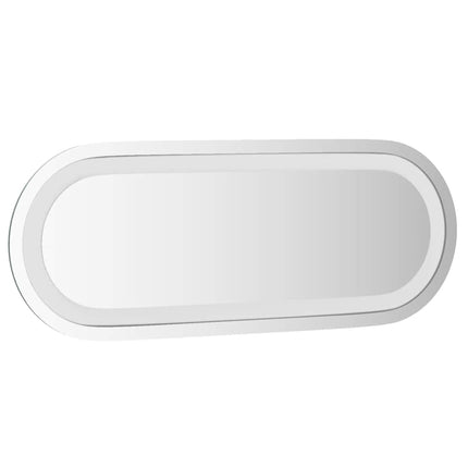 Badrumsspegel LED 40x15 cm oval