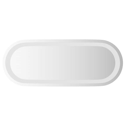 Badrumsspegel LED 50x20 cm oval