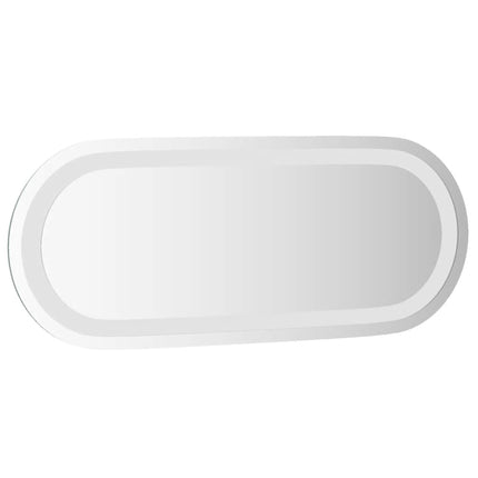 Badrumsspegel LED 50x20 cm oval