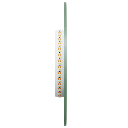 Badrumsspegel LED 50x20 cm oval