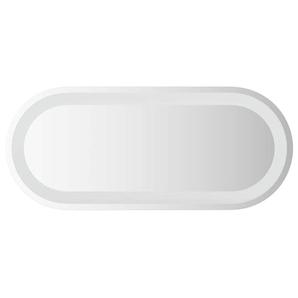 Badrumsspegel LED 70x30 cm oval