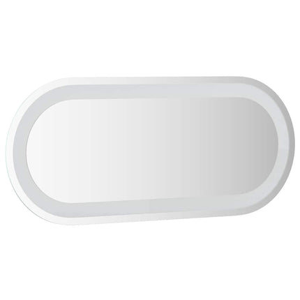 Badrumsspegel LED 70x30 cm oval