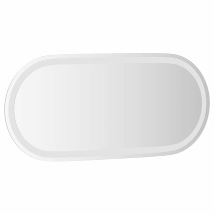 Badrumsspegel LED 80x35 cm oval