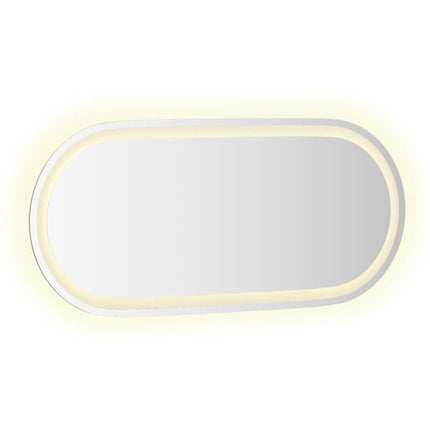 Badrumsspegel LED 80x35 cm oval