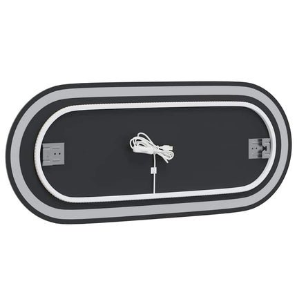 Badrumsspegel LED 90x40 cm oval