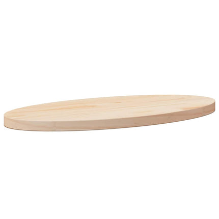 Bordsskiva 60x30x2,5 cm oval massiv furu