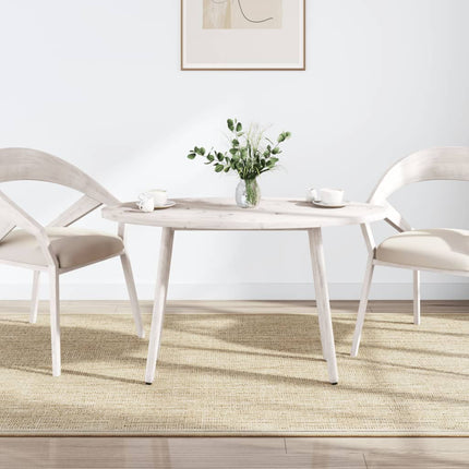 Bordsskiva vit 100x50x2,5 cm oval massiv furu