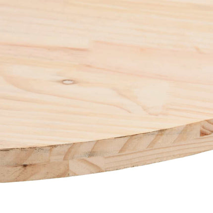 Bordsskiva 80x40x2,5 cm massivt trä furu oval