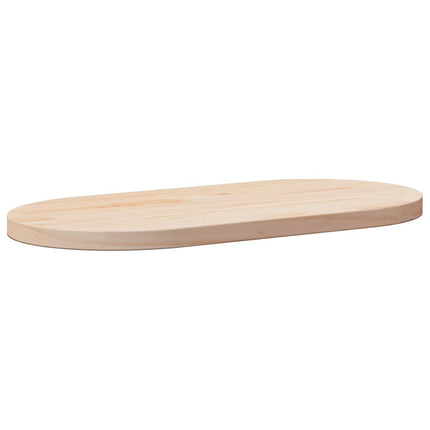 Bordsskiva 90x45x2,5 cm massivt trä furu oval