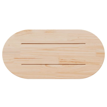 Bordsskiva 90x45x2,5 cm massivt trä furu oval