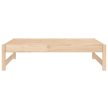 Fotpall för trädgården 120x80 cm massiv furu