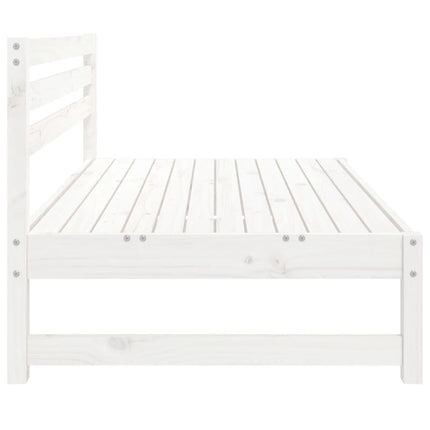 Mittensoffor 2 st vit 120x80 cm massiv furu