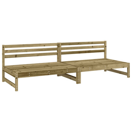 Mittensoffor 2 st 120x80 cm impregnerad furu