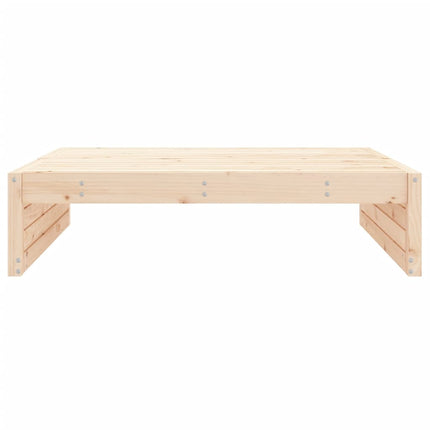 Fotpall för trädgården 120x80 cm massiv furu