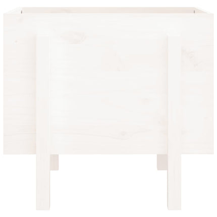 Odlingslåda 62x50x57 cm vit massiv furu