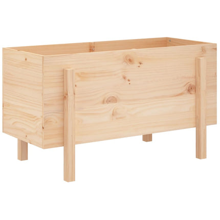 Odlingslåda på ben 101x50x57 cm massiv furu