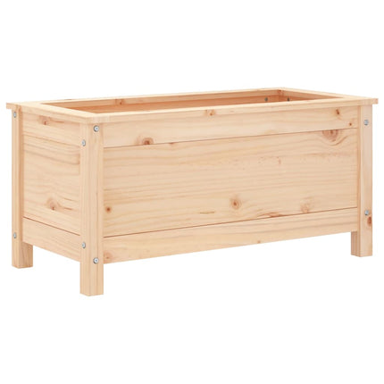 Odlingslåda 82,5x40x39 cm massiv furu