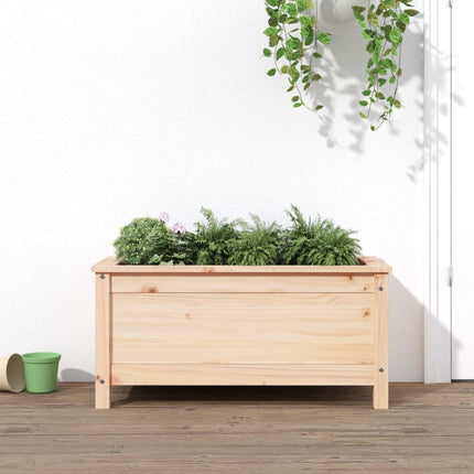 Odlingslåda 82,5x40x39 cm massiv furu