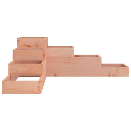 Trädgårdskruka 4 våningar 106x104,5x36 cm massivt trä Douglas