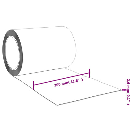 Köldridå transparent 300x2,6 mm 10 m PVC
