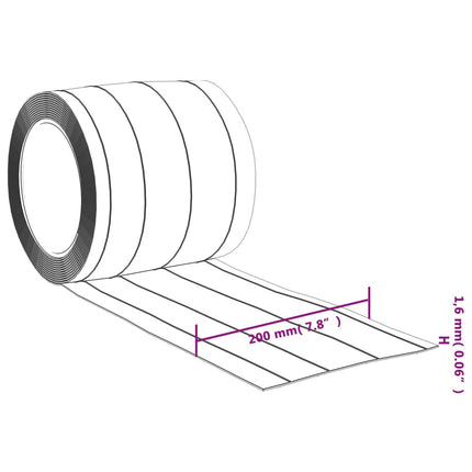Köldridå transparent 200x1,6 mm 10 m PVC