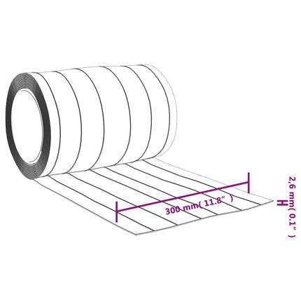 Köldridå transparent 300x2,6 mm 10 m PVC