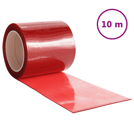 Köldridå röd 200x1,6 mm 10 m PVC