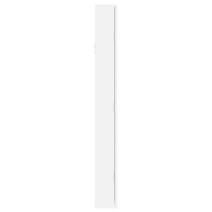 Spegelskåp vit väggmonterat 37,5x10x90 cm