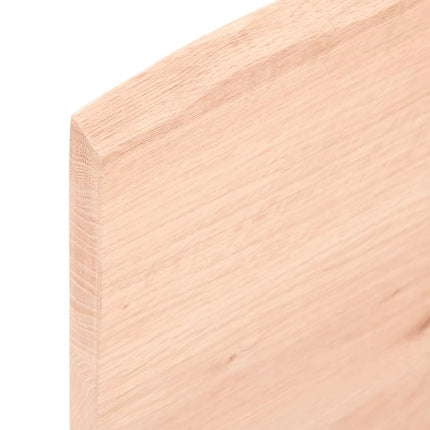 Hyllplan 40x50x2 cm obehandlad massiv ek