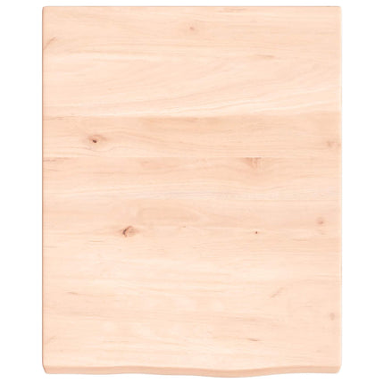 Hyllplan 40x50x(2-4) cm obehandlad massiv ek