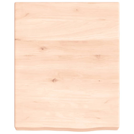 Hyllplan 40x50x(2-6) cm obehandlad massiv ek