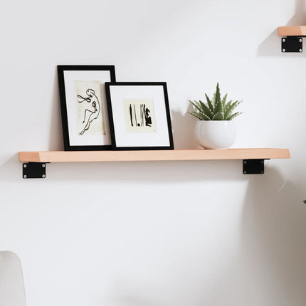 Hyllplan 60x10x2 cm obehandlad massiv ek