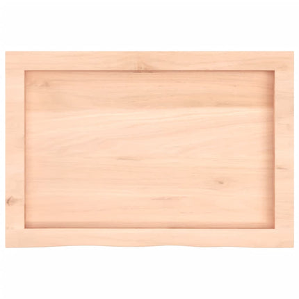 Hyllplan 60x40x(2-4) cm obehandlad massiv ek