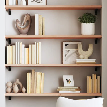 Hyllplan 80x30x2 cm obehandlad massiv ek