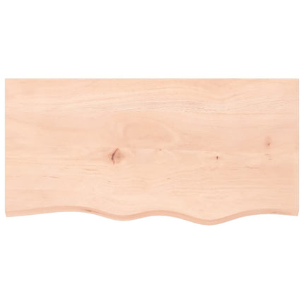 Hyllplan 80x40x2 cm obehandlad massiv ek