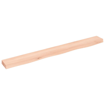 Hyllplan 100x10x4 cm obehandlad massiv ek